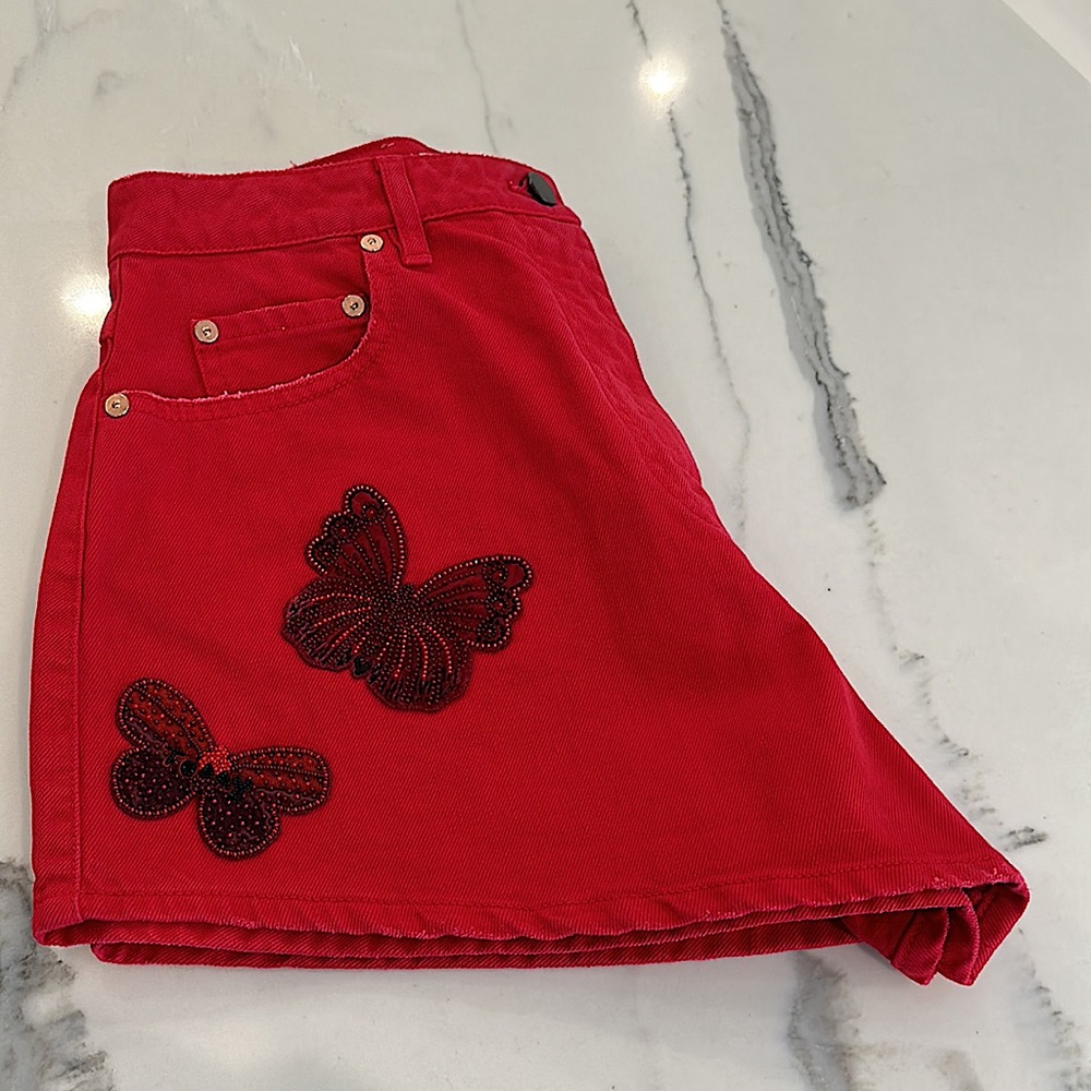 Valentino Denim Shorts - Picture 2 of 12